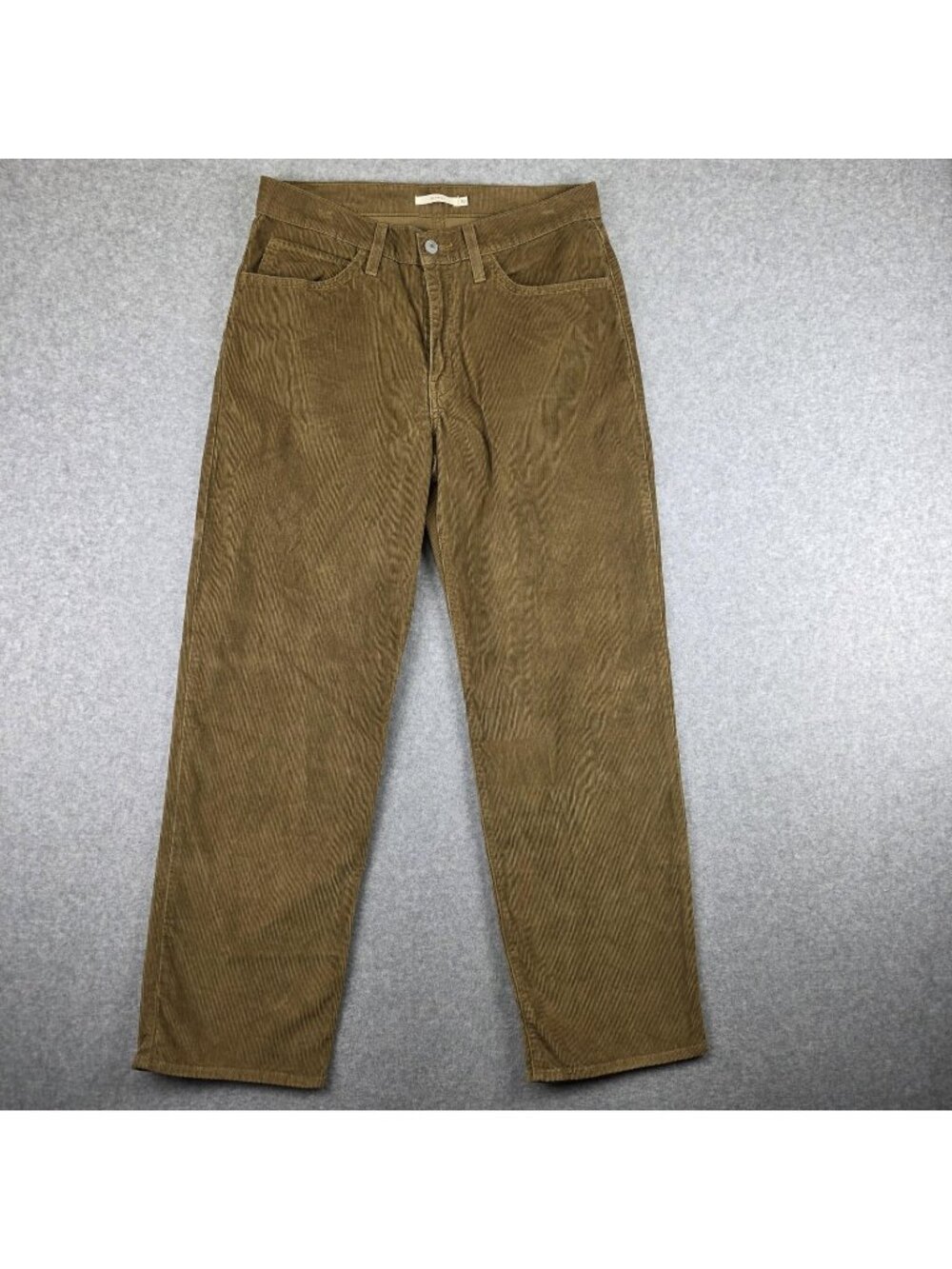 Levi's 94 Baggy Pants Womens 30 Brown Corduroy High Rise Wide Leg